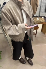 氨触感树纹肌理千鸟格内里哈灵顿夹克外套JK6025特P95，男装夹克，星座908-1