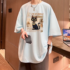 华夫格t恤男短袖男大码五分袖大皂风HT73429-P22，男装T恤，电商A040
