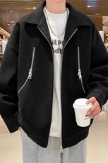 男装呢料夹克2026秋冬季新款毛呢大衣男生外套XZ514-2-F603-P125，男装夹克，星座514-2(原B239)