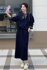 韩版宽松休闲三件套春秋套装2D075-(P170-K228)，女装套装/套裙，2D075