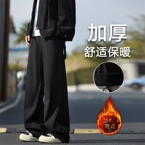 垂感加绒直筒宽松阔腿裤潮流美式休闲裤 JR2270特批3568图片