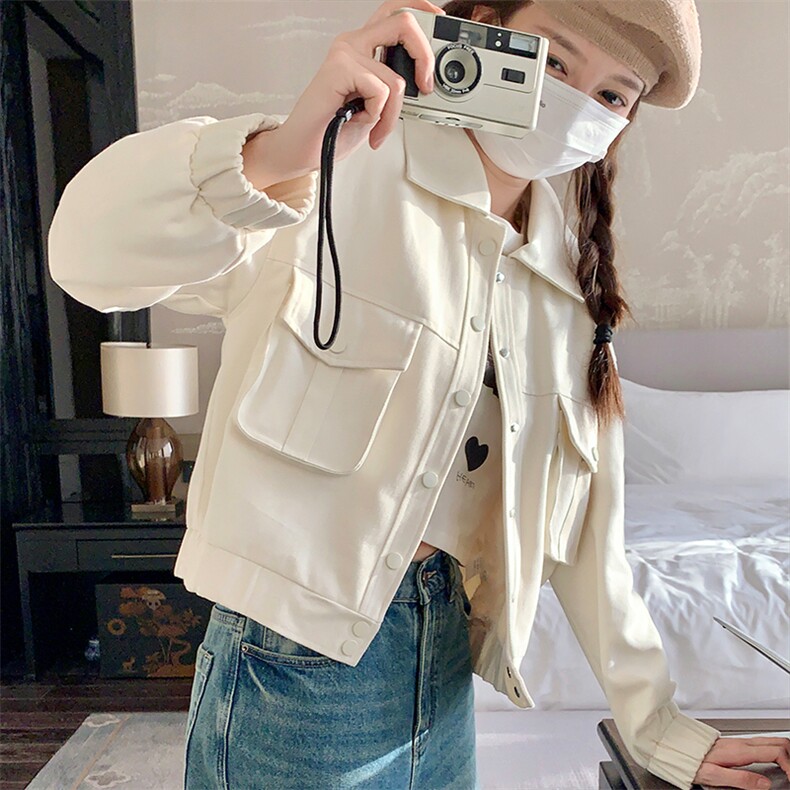 现货新款时尚百搭小个子休闲外套浙宝B2楼239-P130-控185，女装短外套，姿衣轩