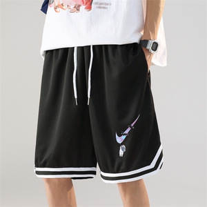 夏季男士运动短裤冰丝网格篮球速干五分裤DKV214-P23控38图片