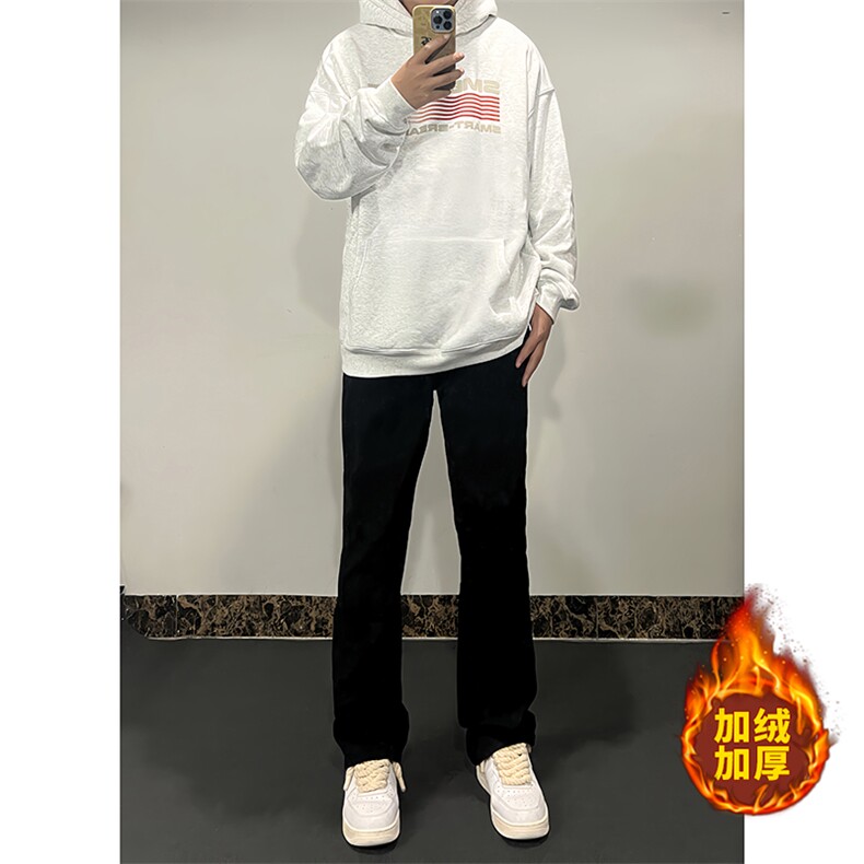 B221 美式ins高街加绒加厚牛仔裤 LK23010-P60 控78 加绒P70 控98图片