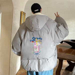 控128加绒面包服男大码羊羔毛棉衣男MY16332-P100图片