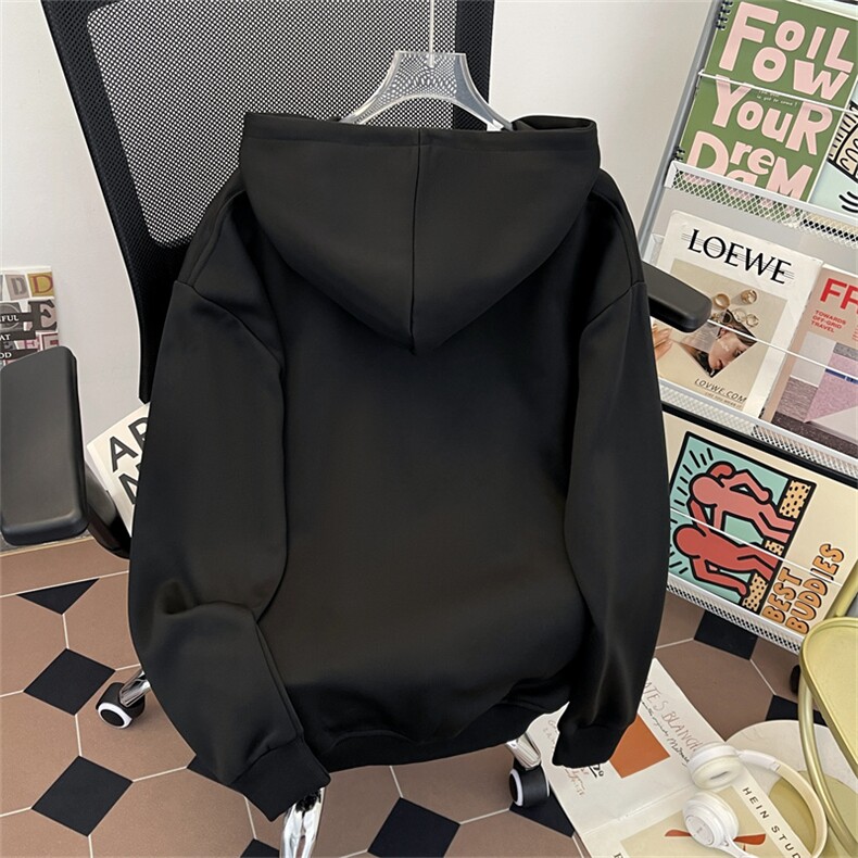 美式重磅Cleanfit复古连帽卫衣男女宽松休闲上衣帽衫WY0237-P48,男装卫衣,星座308B-2