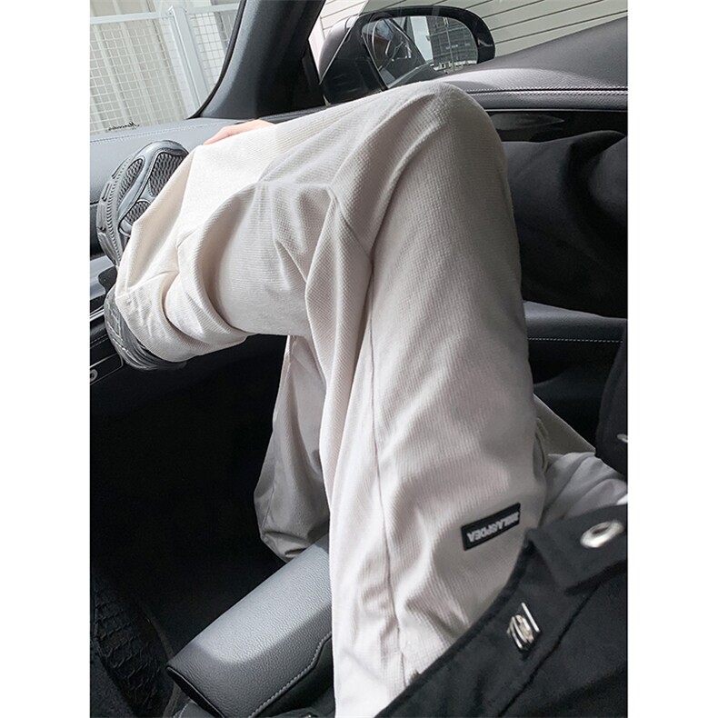 2025秋季新款美式垂感大码休闲裤A017K775P45,男装休闲裤,电商A017