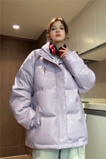 中性冬季宽松钢印PU皮棉衣潮加厚棉服外套XZ811A-MF199-P125，男装棉衣，星座811A
