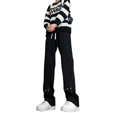 秋冬美式高街vibe运动加绒休闲卫裤货号K2485特P4578加绒P60，男装休闲裤，电商A063