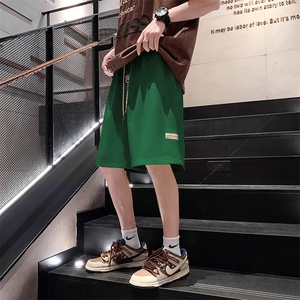 直筒短裤男纯色夏季男士五分裤潮流休闲裤中裤A266-TYKZ714-P25图片
