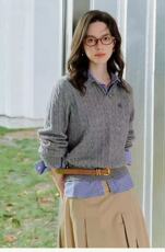 2025年秋季时尚百搭通勤简约休闲翻领羊毛衫，女装羊毛衫，哲奥羊绒