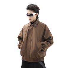 1506/QJK010/P69美式复古vintage外套男女夹克翻领短款棒球服夹克，男装夹克，星座1506