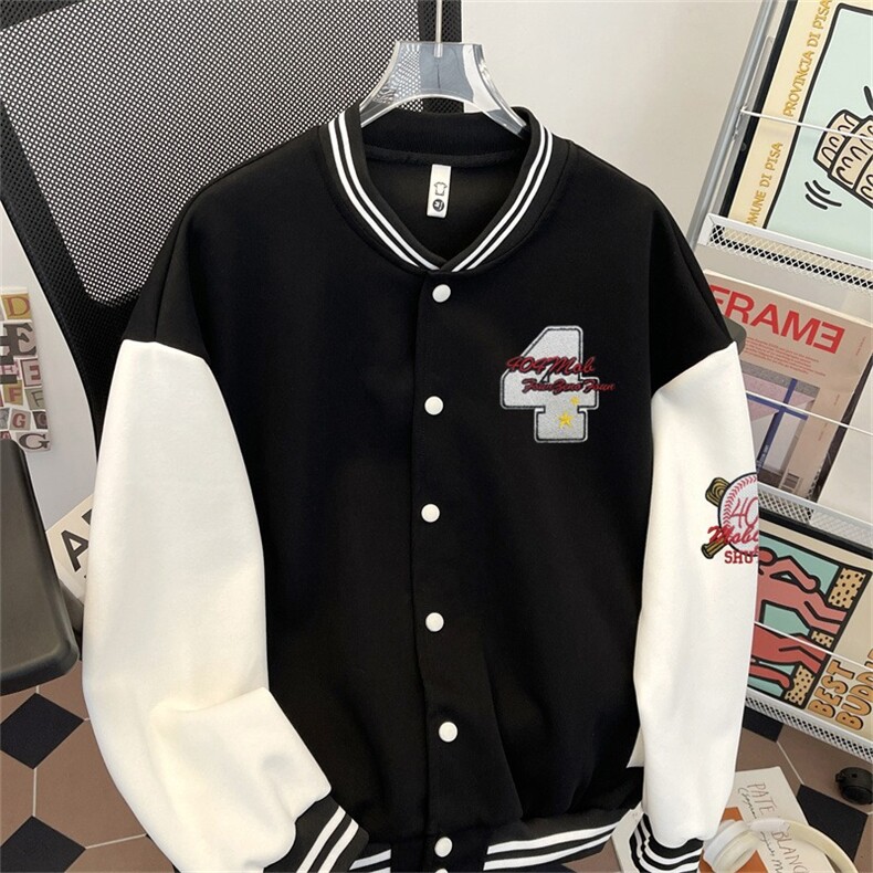高质量刺绣棒球服青春2025流行,女装职业装,星座1210-1