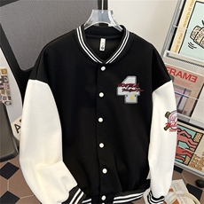 高质量刺绣棒球服青春2025流行，女装职业装，星座1210-1