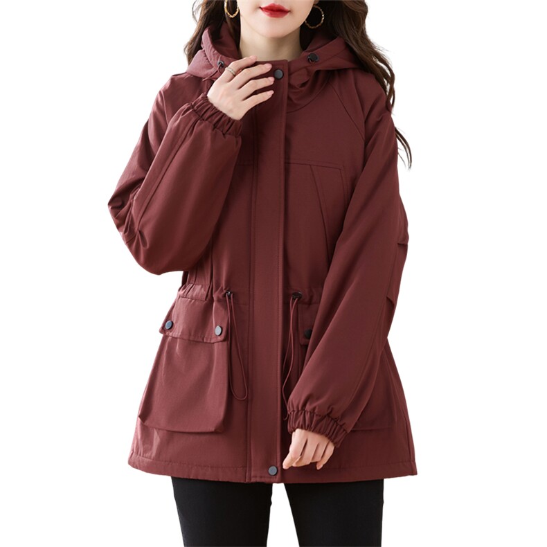 现货！棉衣女2024冬季新款加绒加厚棉衣休闲派克服,女装棉衣/棉服,慕咨