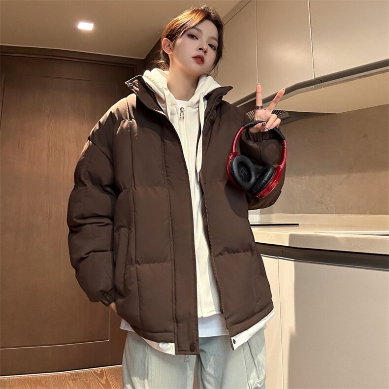 中性风冬季防水防寒加厚保暖光版假两件连帽棉衣二开MY9888P90,男装棉衣,星座309（原A406）