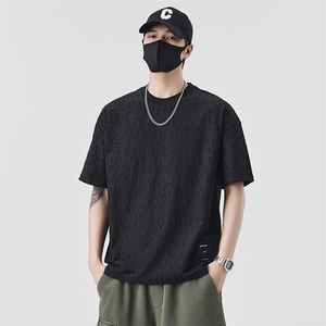 夏季新款男士短袖T恤时尚百搭休闲运动圆领半袖上衣T1115-P48控89图片