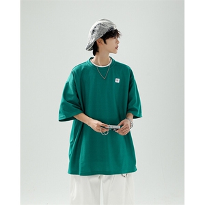 8XL-M 重磅！特大码T潮牌上衣男中性华夫格短袖T恤DX304P25控39图片