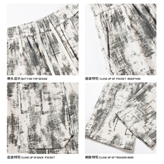 2024秋季新款白底大码美式灯芯绒卫裤M-5XHK24877-特P30，男装休闲裤，电商A022