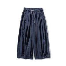 秋冬新款大码日系复古阔腿裤直筒工装休闲裤中性风潮K267/P70，男装工装外套，钱塘713