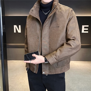 标50绒 皮羽绒服男冬季2025新款刺绣 A313-3319-P225 控劵后298图片