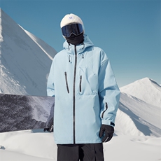 冬季户外防水防风连帽中性风男女加厚保暖防寒滑雪服外套M42-P165，男装棉衣，电商A001-1