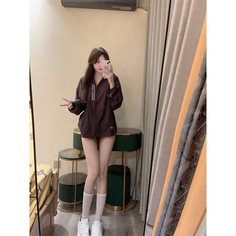 FS421HH-P50 紫色防晒衣男夏季连帽冲锋衣外套山系户外钓鱼登山服图片