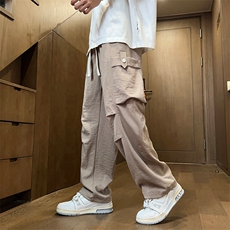 潮流宽松休闲裤高街潮牌长裤A161-K515-P40，男装休闲裤，电商A161