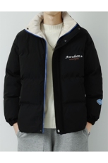 新款男百搭设计感纯色情侣日系无影墙棉衣M068B-P90控148，男装棉衣，星座717