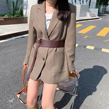 西装，女装西装，澜色调