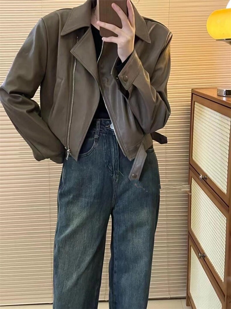 皮衣，女装皮衣，卡薇尔