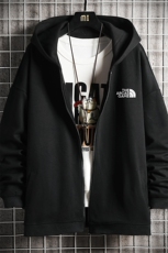 KS21232-P38连帽开衫卫衣男运动外套大码班服网格，男装卫衣，电商A040A