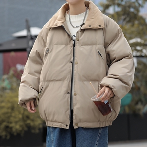 M127-P78美式宽松面包服立领潮牌棉衣图片