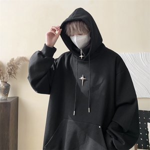 复合牛奶丝假两件加厚连帽卫衣半拉链外套CP42-特P:40 控价:88图片