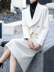 职业套装女2023春秋新款时尚气质女神范高级感小西装半身裙两件套，女装套装/套裙，卡杰菲