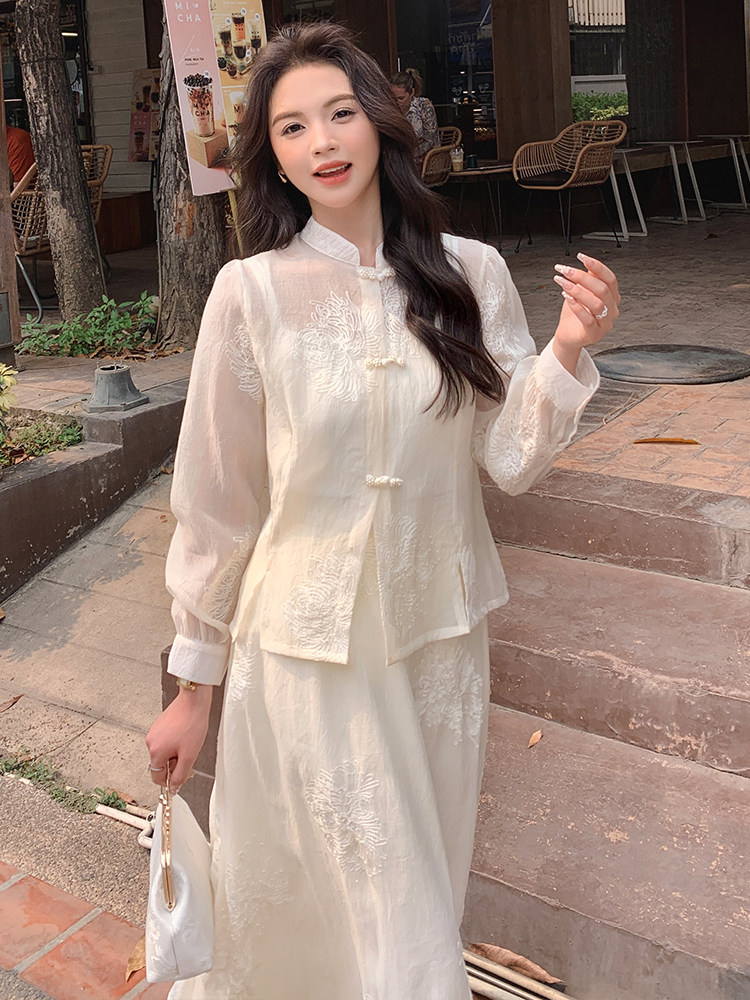 9917新中式套装批155控228,女装套装/套裙,浙宝305