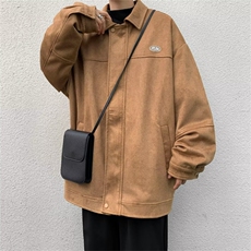 复古工装外套男秋冬美式高街潮麂皮绒夹克宽松休闲上衣J9234-P60，男装夹克，星座1008-1