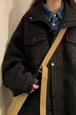 INCLEA美式复古工装外套男春秋新款潮牌压花设计宽松大码夹克，男装夹克，星座226-2
