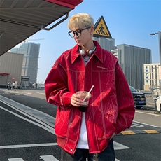 设计感多结构复古皮衣美式潮牌假两件皮夹克X1213-DY2316-特P108，男装夹克，星座1213
