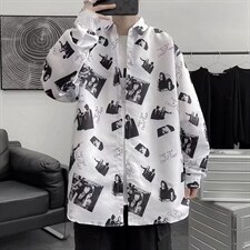 长袖衬衫春款男港风潮流SY103P28，男装衬衫，星座1116-2