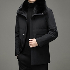 羽绒服男士冬季2023新款立领尼克服外套休闲商务加厚保暖外套，男装羽绒服，电商B212（原钱塘6029）