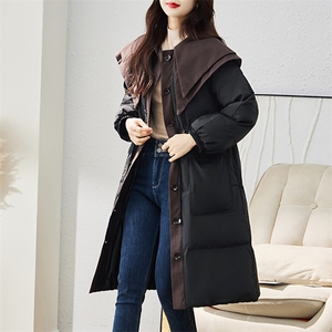 现货羽绒服女连帽新款短款小个子面包服时尚宽松休闲保暖轻暖外套图片