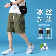 2024夏季新品上市男生短裤宽松休闲运动工装裤子DK21218-P30，男装休闲裤，电商A128