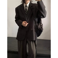 西服韩版修身外套轻熟风帅气商务青少年职业正装小西装男XZ101，男装西服，星座601-1