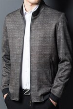 2023春季新款中青年男士风爸爸立领时尚夹克春秋装外套，男装夹克，电商B212（原钱塘6029）