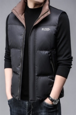B89277锦纶面料精品90鸭绒男士羽绒服马甲舒适保暖休闲必推款式，男装羽绒服，钱塘207-3