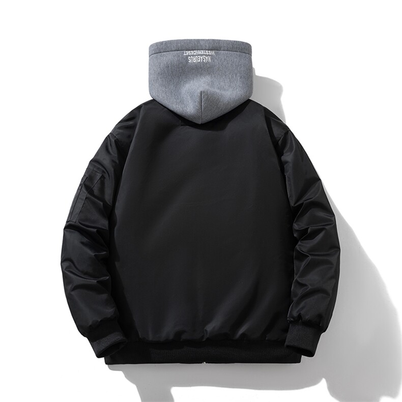 现货2色欧美街头酷炫棒球服飞行服夹克棉服外套,男装棉衣,电商A105