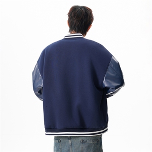 M-6XL 加大码美式重工刺绣棒球服外套 5872特P95控149图片