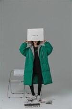 (现货)2021订单款带帽两用长羽绒，其它，墨写