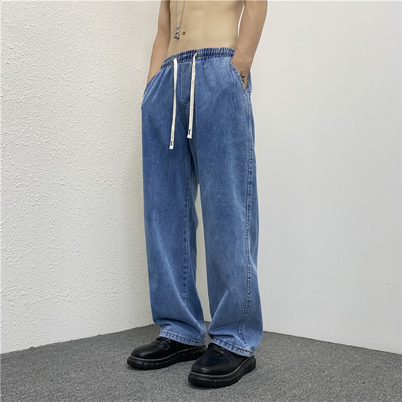 k788-p50-控68M-5XL现货拉链高阶港风中性ins宽松牛仔裤,男装牛仔裤,星座116